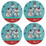 Hermia Set de 4 Salvamanteles Multicolor 37 cm